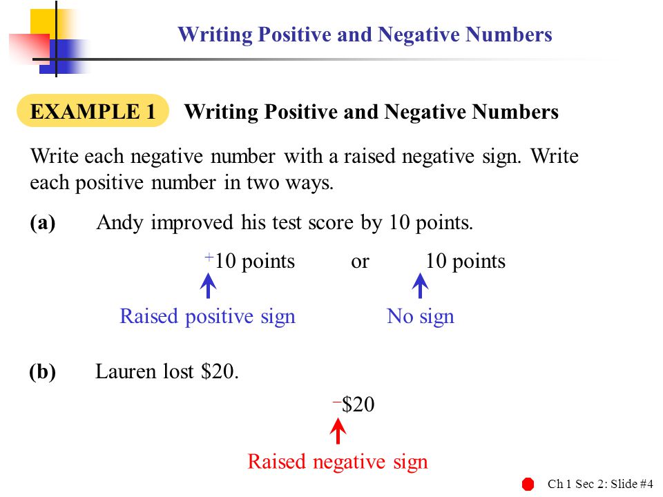 Negative Sentences